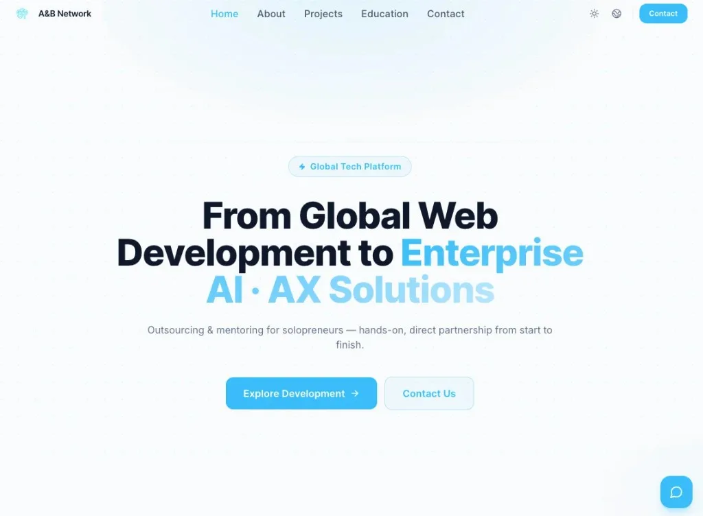 A&B Network — AI · AX consulting and development
